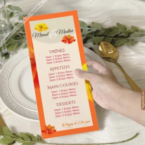 Wedding Menu