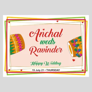 Wedding Vehicle Sticker-101