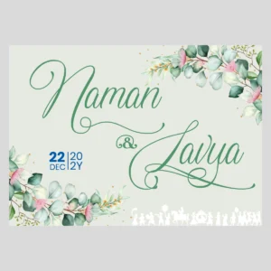 Wedding Vehicle Sticker-111