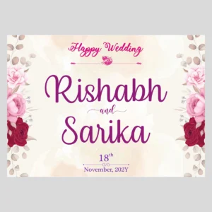 Wedding Vehicle Sticker-114