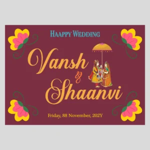 Wedding Vehicle Sticker-119
