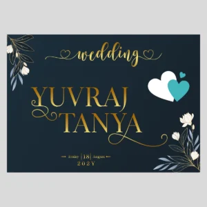 Wedding Vehicle Sticker-123